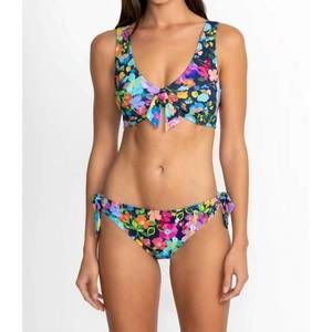 NEW JOHNNY WAS bikini top in wild blooms